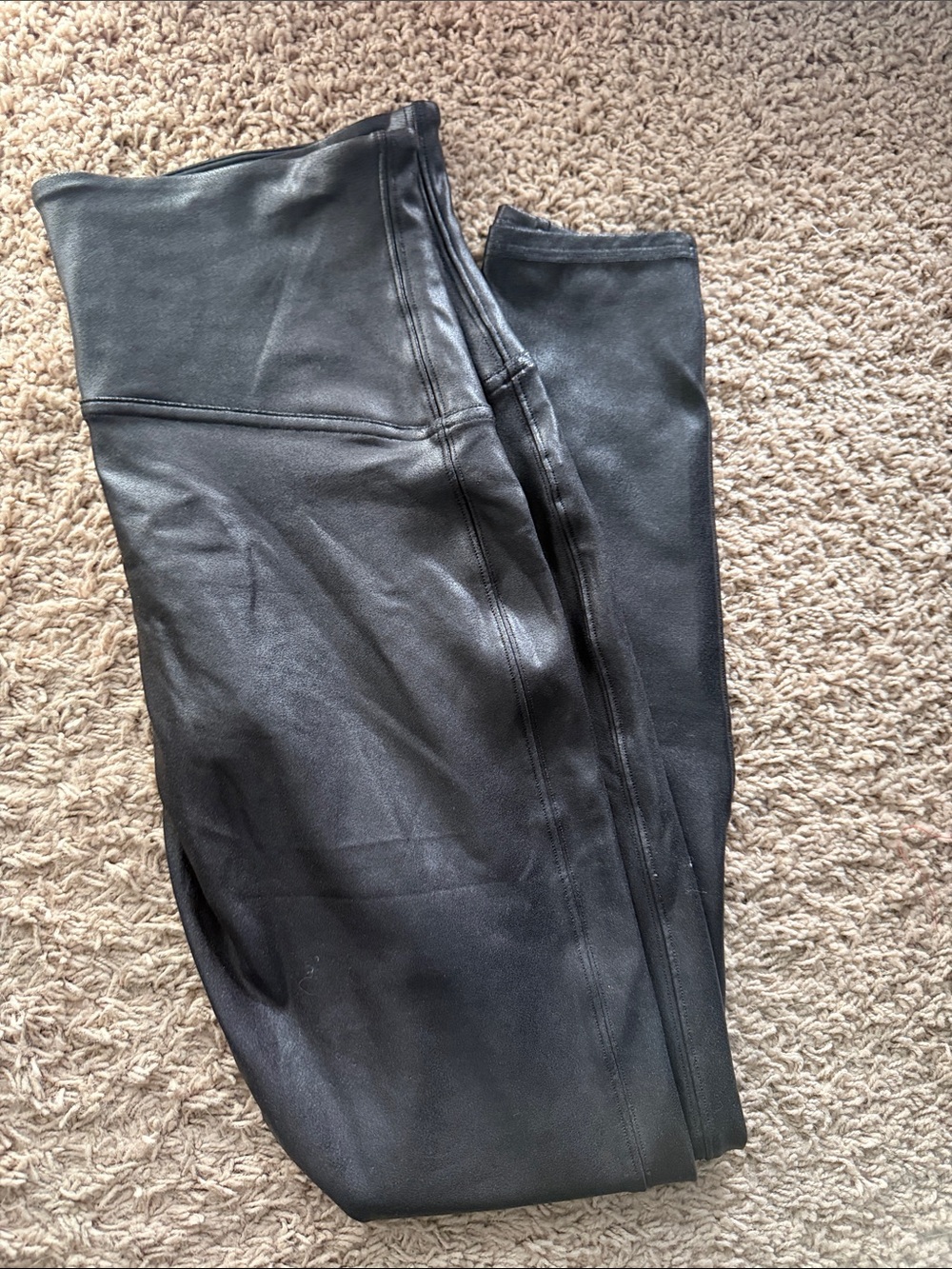 Faux leather Spanx legging